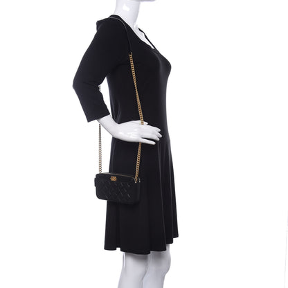 Chanel Caviar Quilted Small Boy Clutch With Chain Black 2 of 11