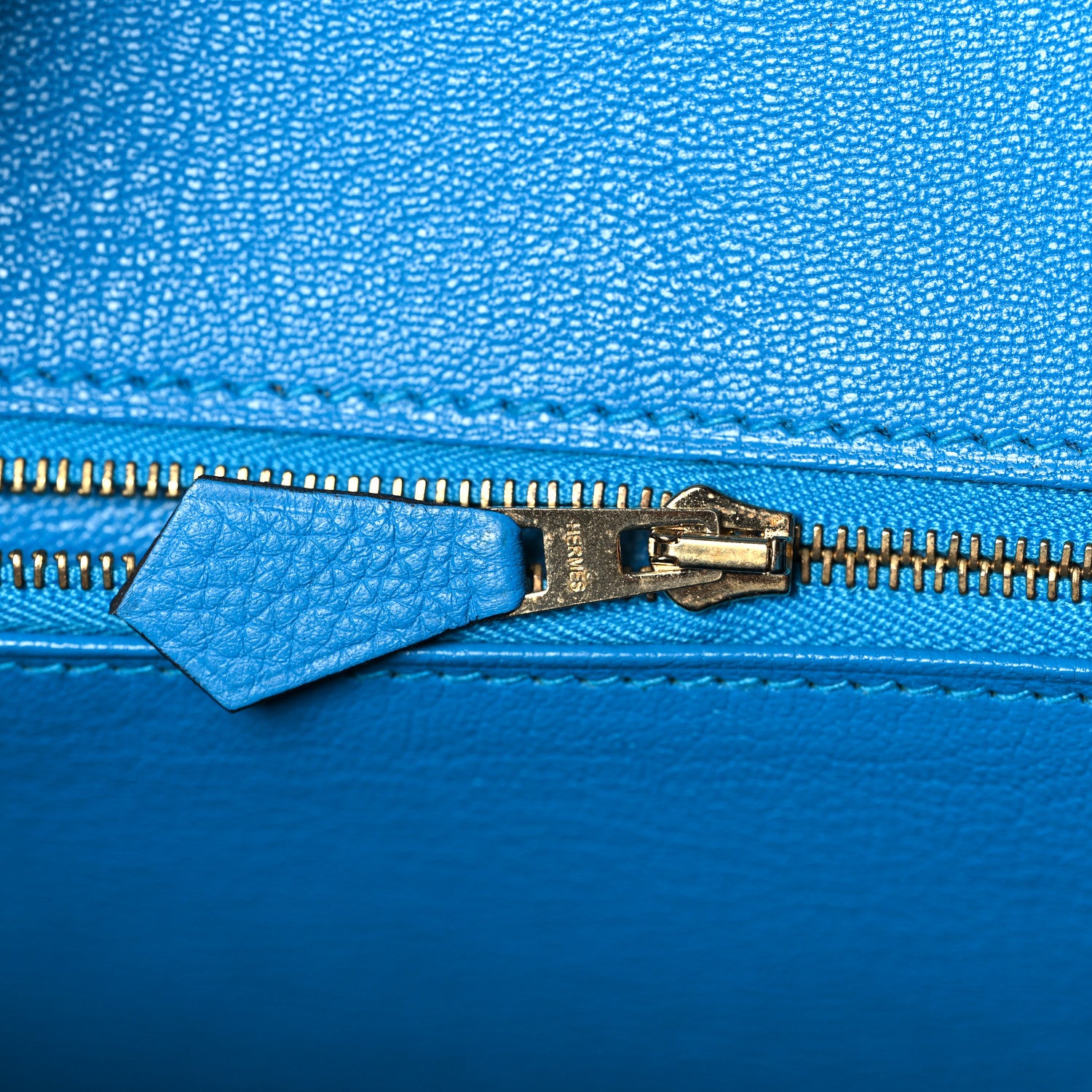 Hermes Taurillon Clemence Birkin 30 Bleu Zanzibar 19 of 41