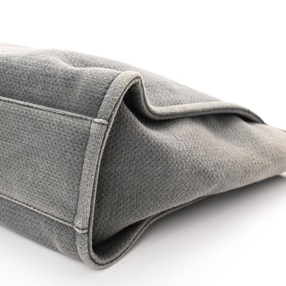 Chanel Canvas Small Deauville Tote Grey 10 of 13