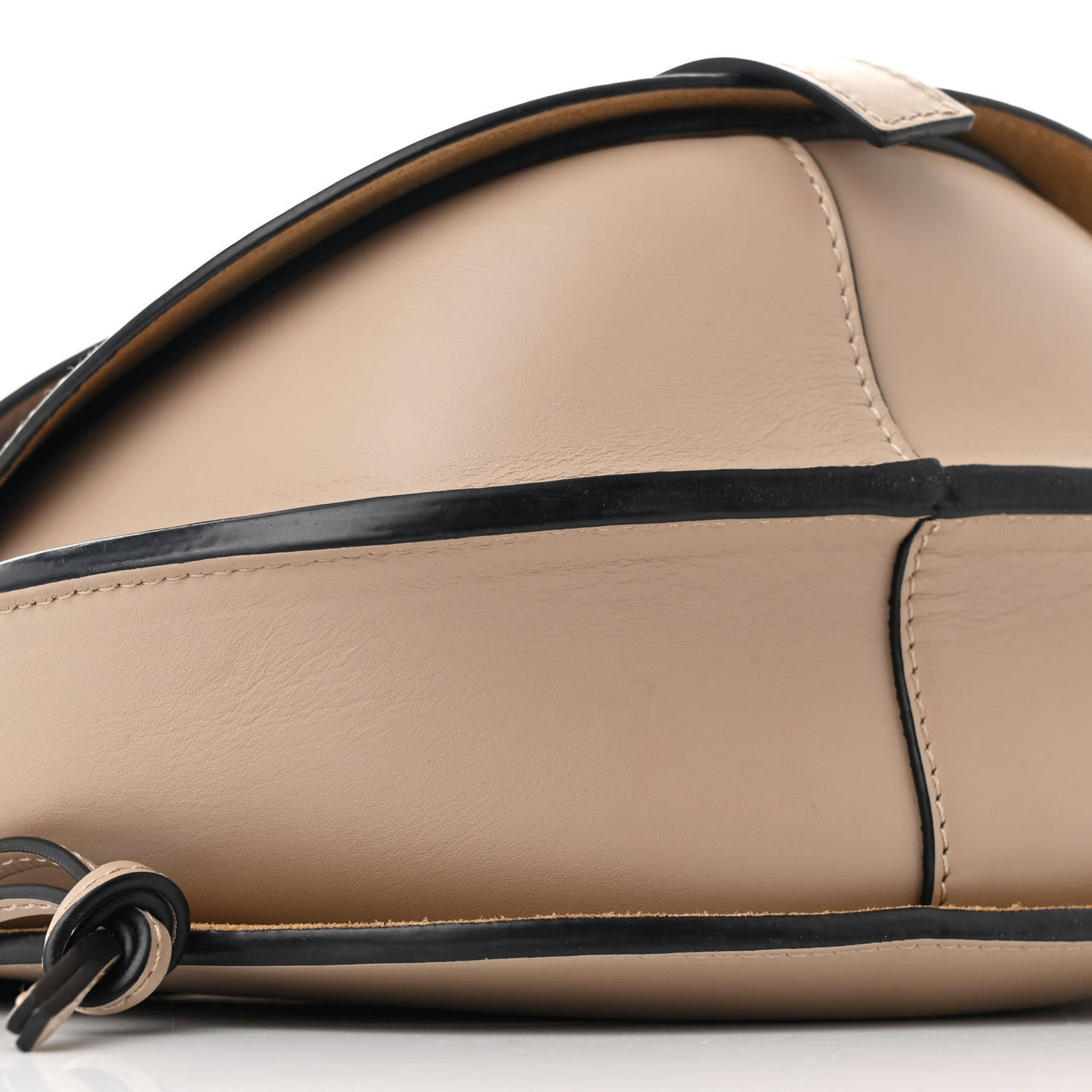 Soft Calfskin Jacquard Small Gate Crossbody Bag Sand
