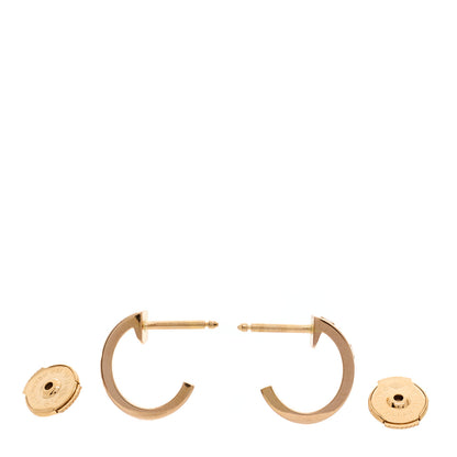 Cartier 18K Pink Gold Small LOVE Hoop Earrings 3 of 7