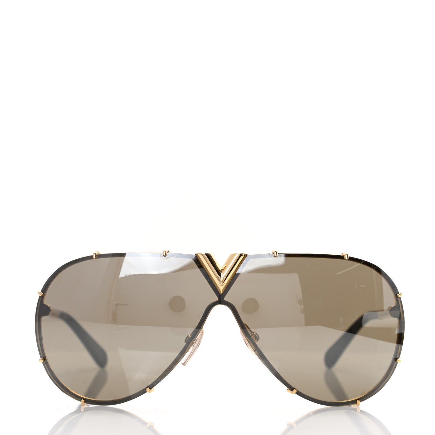 Metal LV Drive Sunglasses Z0897W Black Gold