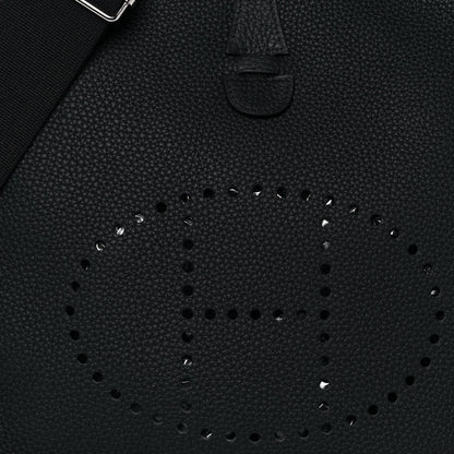 Hermes Taurillon Clemence Evelyne III PM Black 8 of 13