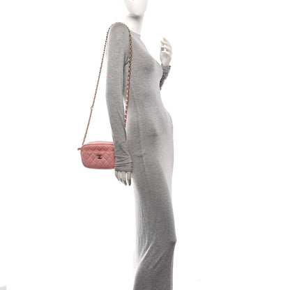 Chanel Iridescent Caviar Quilted Small Timeless Camera Case Pink 2 of 10