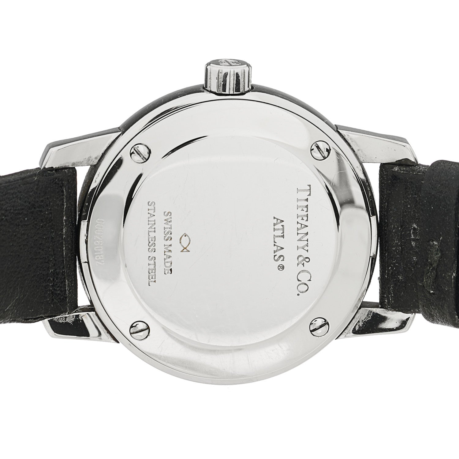 Tiffany Stainless Steel Calfskin 29mm Atlas 2-Hand Quartz Watch