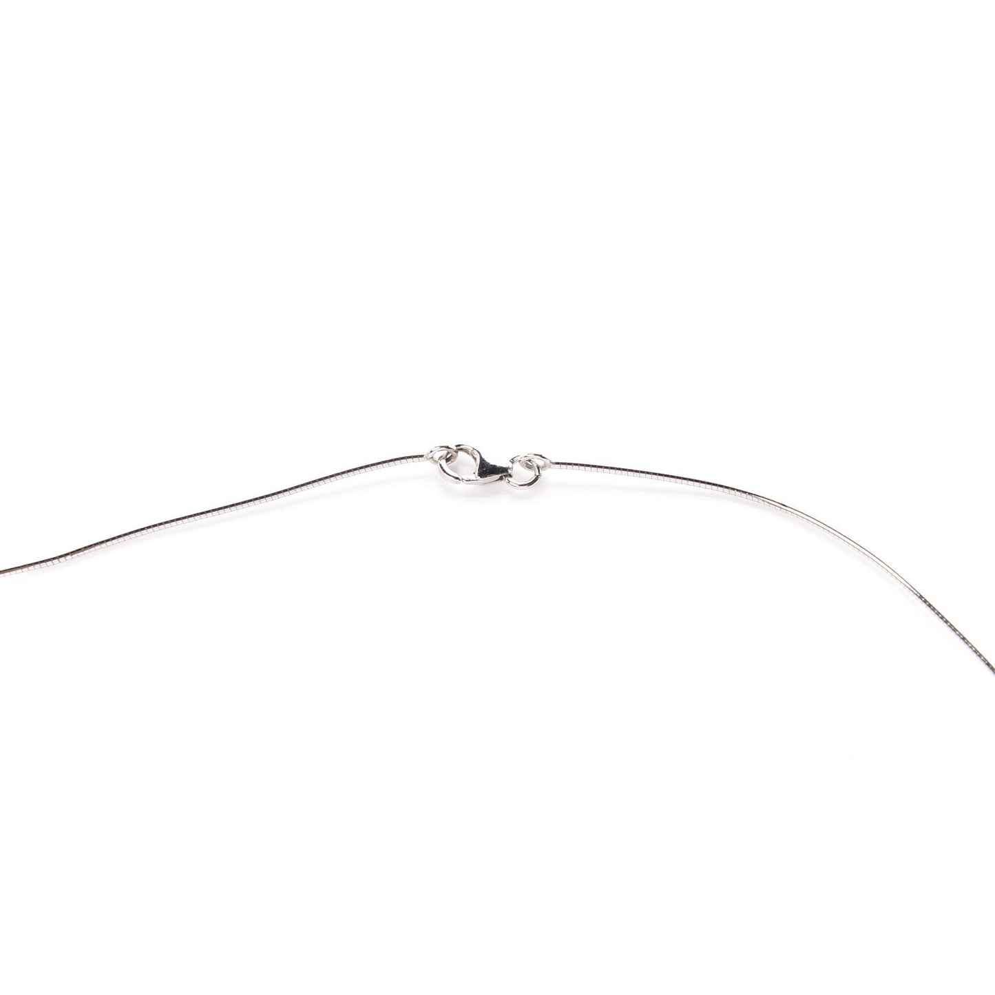 Lacquered Palladium Pop H Pendant Necklace Navy Bleu