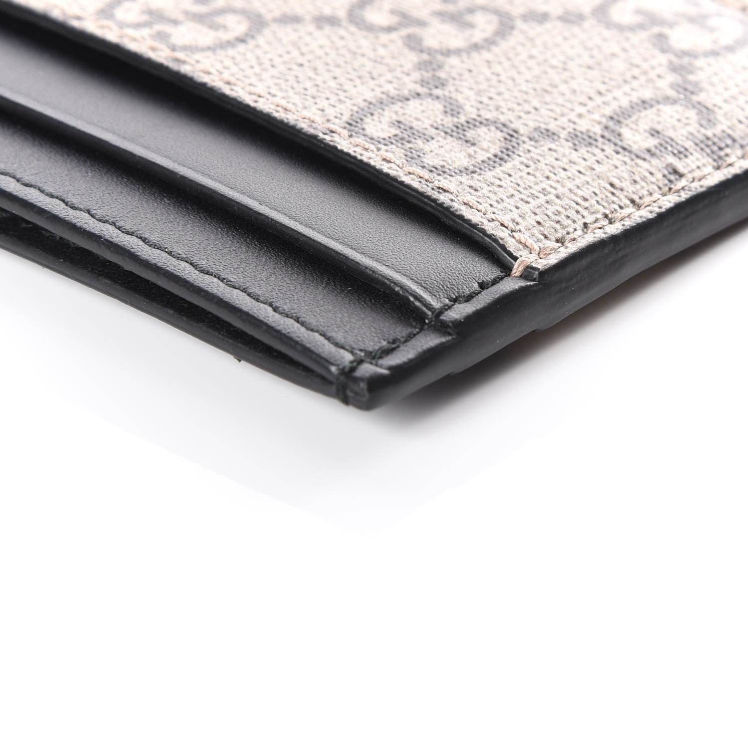 Gucci GG Supreme Monogram Tiger Print Card Holder Black 8 of 10