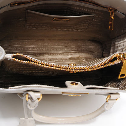 Prada Saffiano Vernice Tote Talco 6 of 9