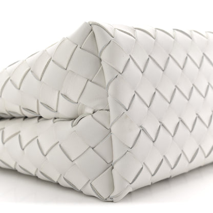 Bottega Veneta Nappa Intrecciato Small Andiamo Shoulder Bag White 8 of 9