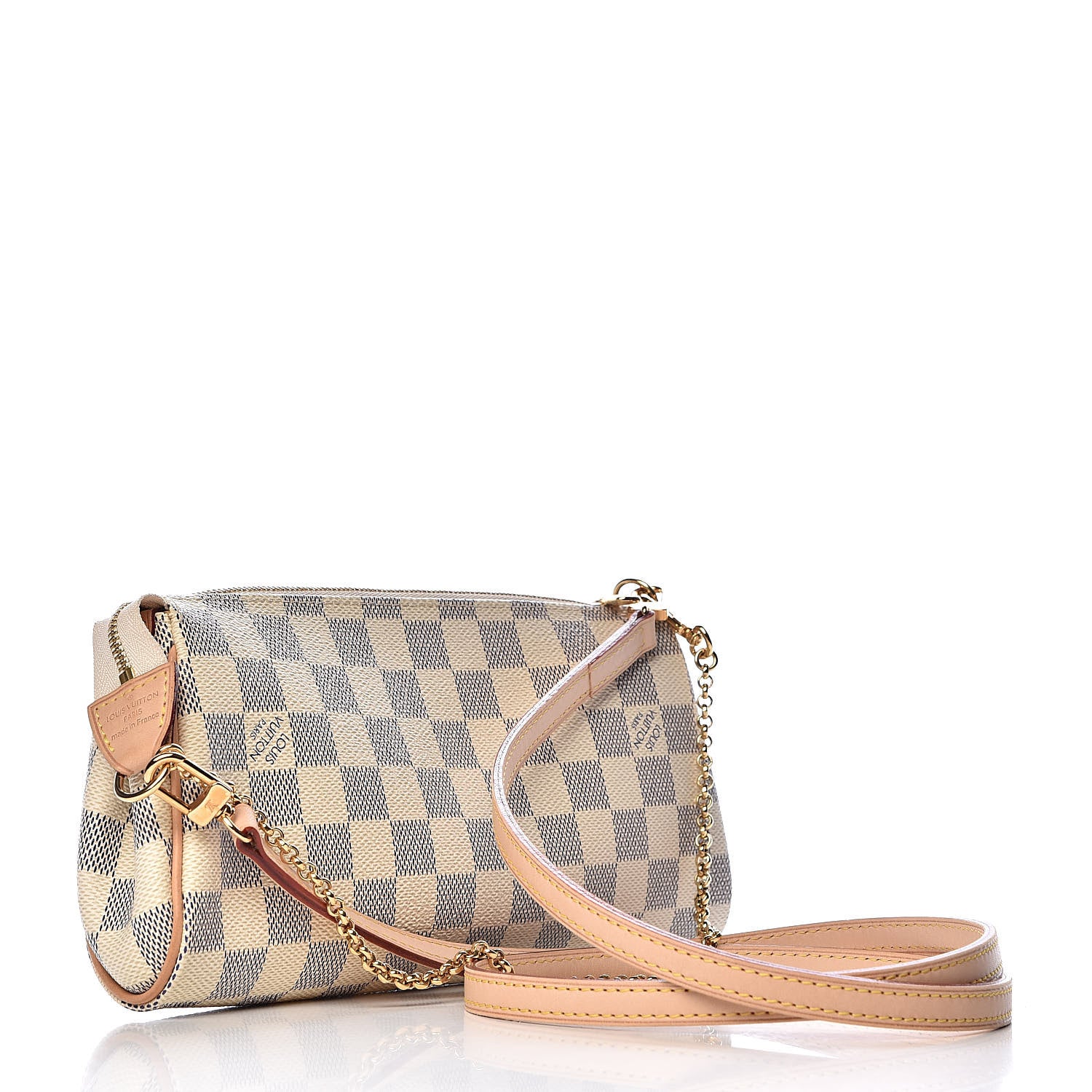 Louis Vuitton Damier Azur Eva Clutch 3 of 10
