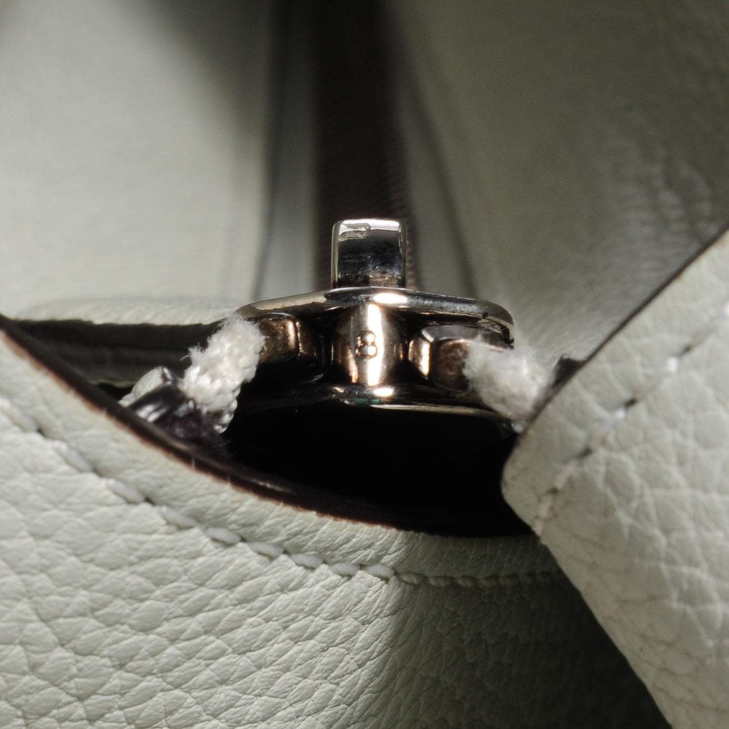 Drummed Calfskin Mini Luggage Lune