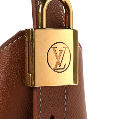 Louis Vuitton Grained Calfskin Low Key Hobo MM Cognac 15 of 16