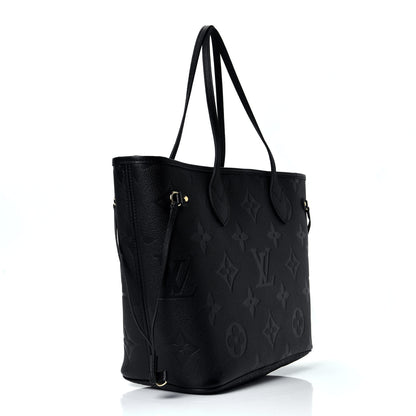 Louis Vuitton Empreinte Monogram Giant Neverfull MM Black 2 of 4