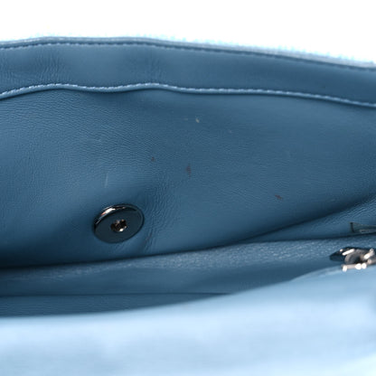 Chanel Sequin Mini Waterfall Flap Light Blue 12 of 13