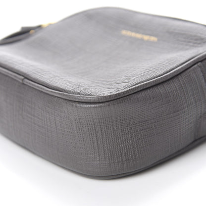 Alexander McQueen Textured Calfskin Mini Camera Bag Gray 7 of 11