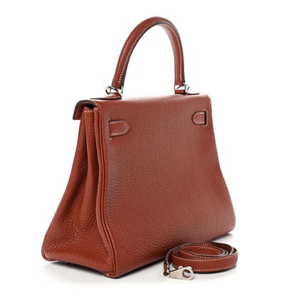 Hermes Togo Kelly Retourne 28 Sienne 2 of 13