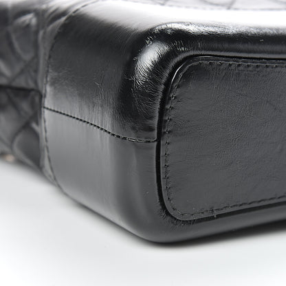 Chanel Aged Calfskin Quilted Medium Gabrielle Hobo Black 8 of 16
