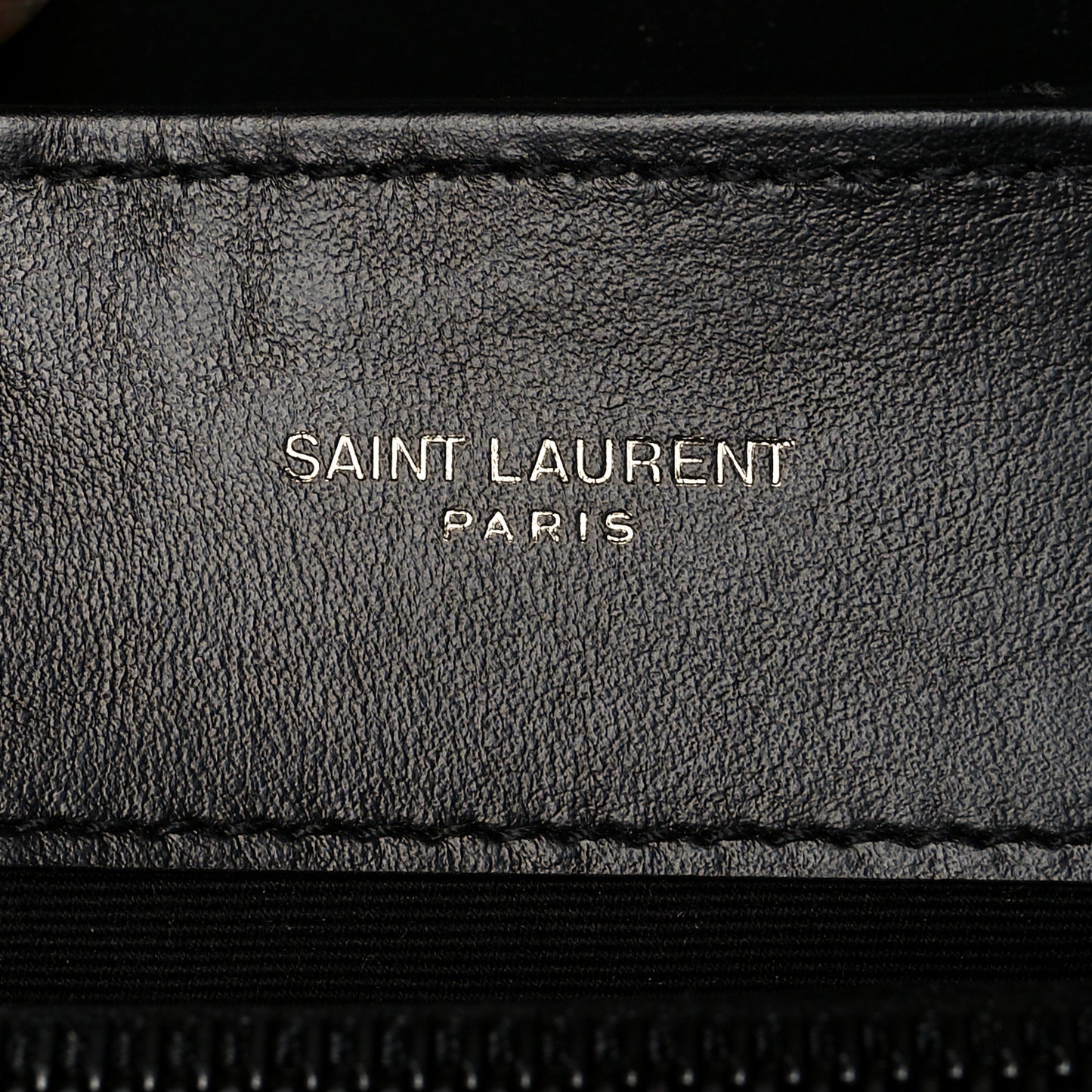 Calfskin Y Quilted Monogram Small Loulou Chain Satchel Black