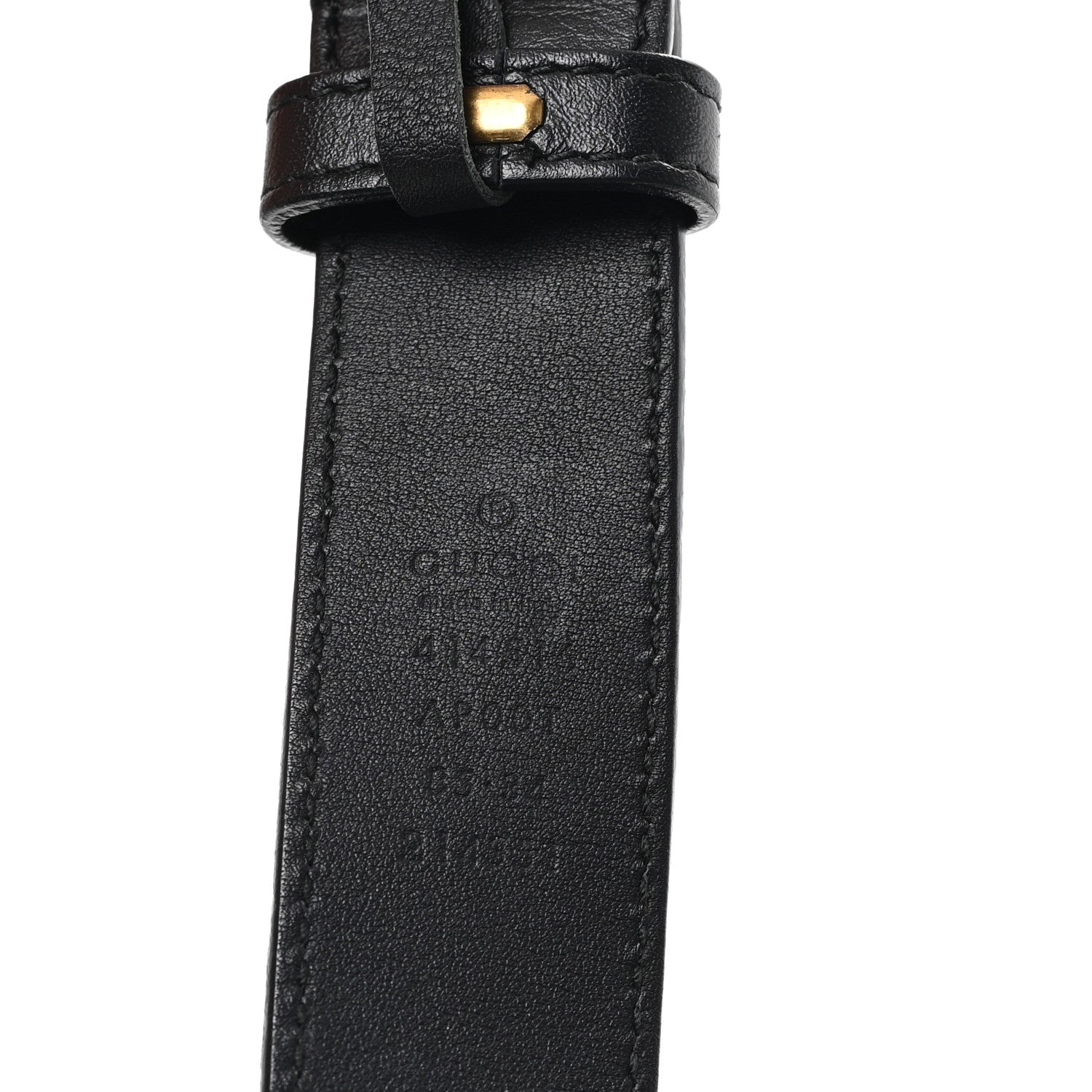 Gucci Calfskin Double G 40mm Belt 85 34 Black 3 of 5