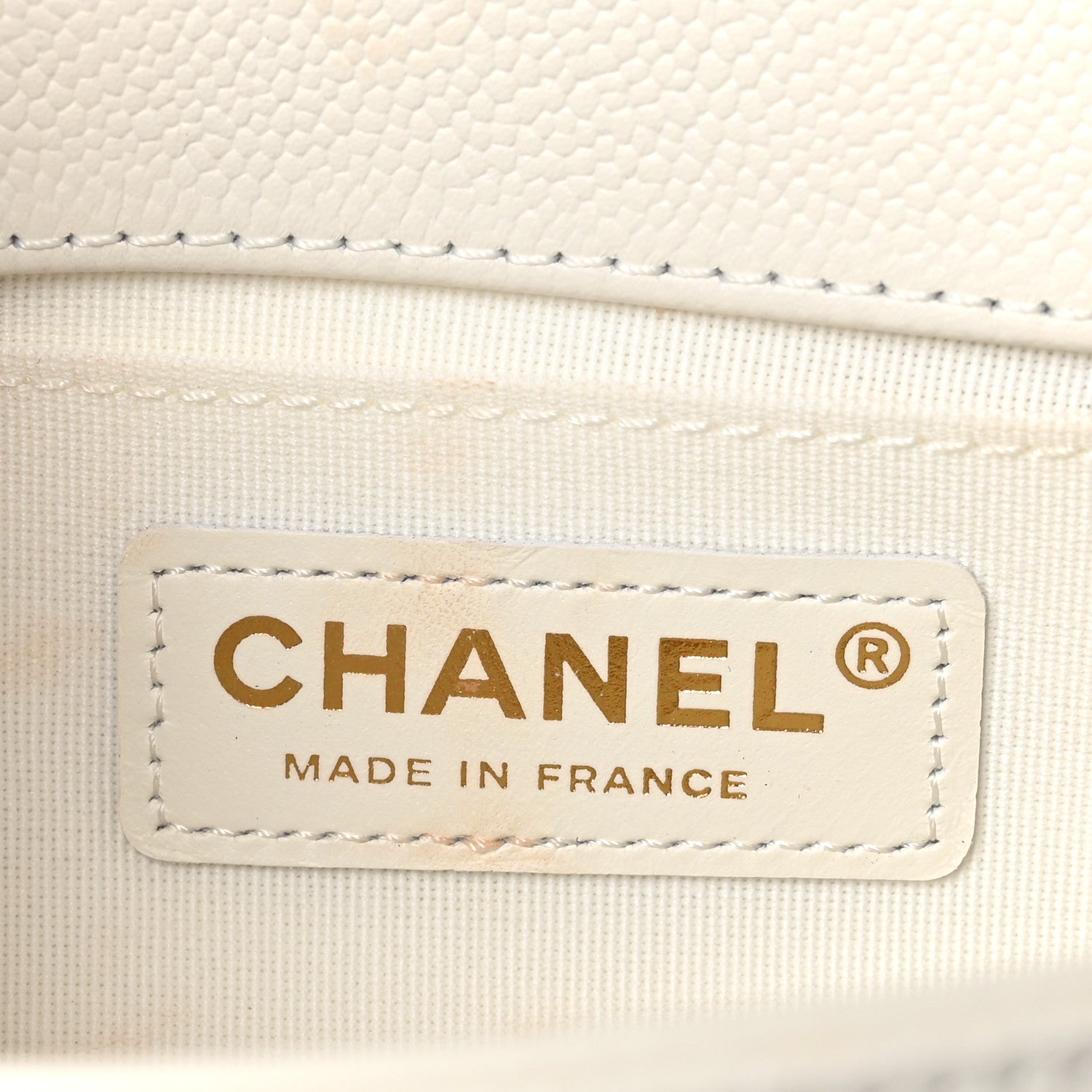 Chanel Caviar Quilted Small Boy Flap White 6 of 11