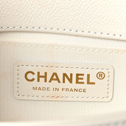 Chanel Caviar Quilted Small Boy Flap White 6 of 11