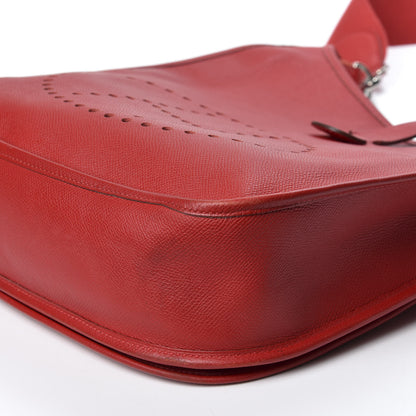 Hermes Epsom Evelyne III GM Rouge Casaque 6 of 13