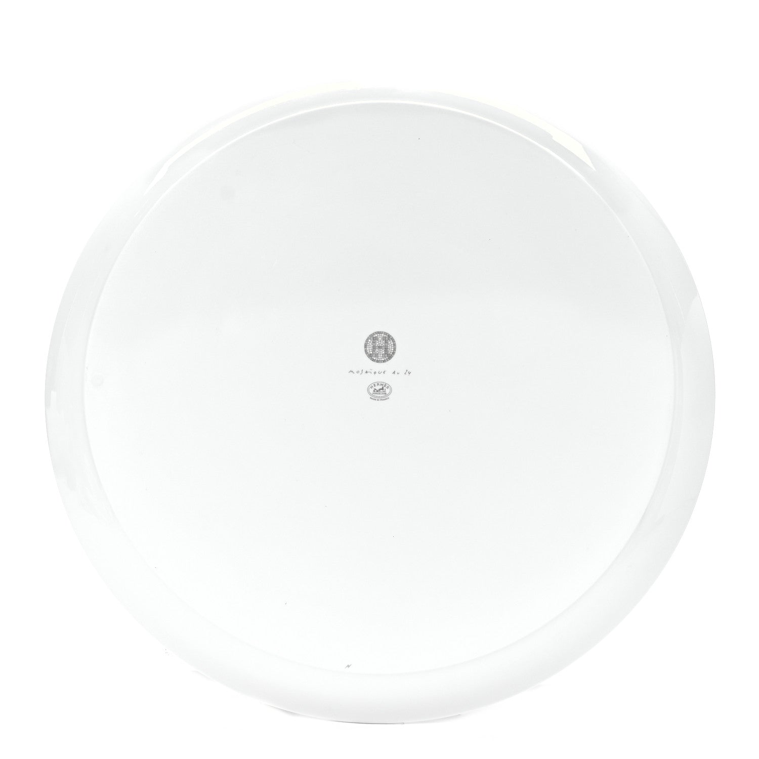 Hermes Porcelain Mosaique au 24 Platine Tart Platter 2 of 5