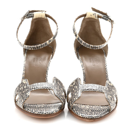 Hermes Lizard Premiere 70 Sandals 36 Ombre 3 of 11
