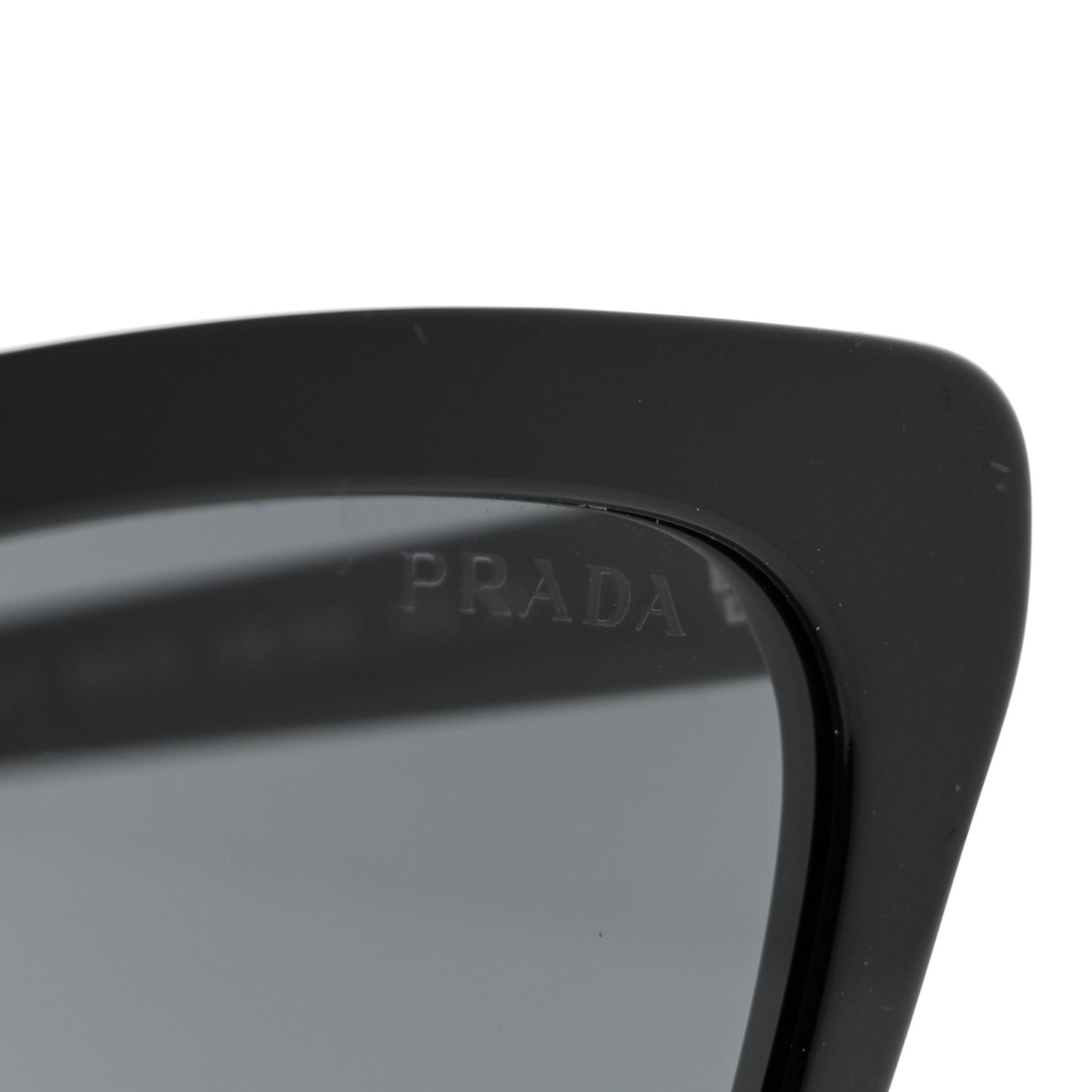 Prada Acetate Cat Eye Sunglasses SPR 01V Black 8 of 9