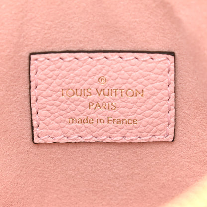 Louis Vuitton Empreinte Monogram Giant By The Pool Marshmallow Hobo PM Bouton De Rose 6 of 10