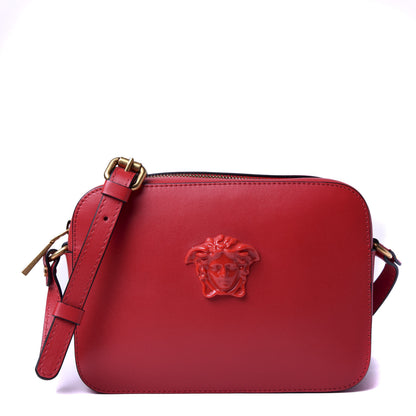 Versace Calfskin Palazzo Camera Bag Red 1 of 9