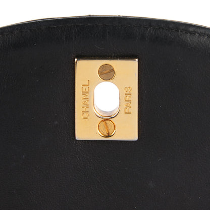 Chanel Lambskin Quilted Backpack Black 9 of 9