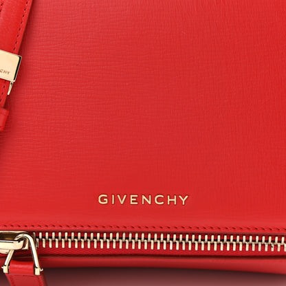 Givenchy Textured Calfskin Mini Pandora Box Crossbody Bag Red 8 of 11