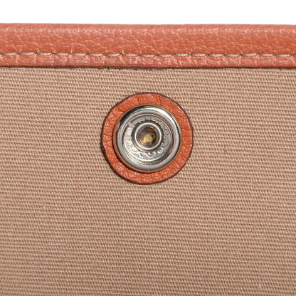 Hermes Toile Buffle Skipper Garden Party Tote 36 MM Orange 10 of 12