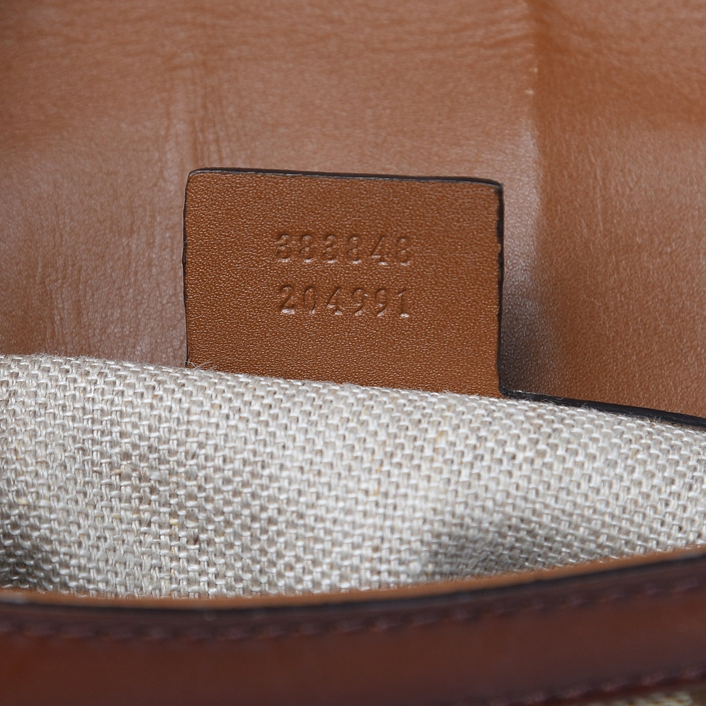 Monogram Medium Lady Web Shoulder Bag Beige Cuir