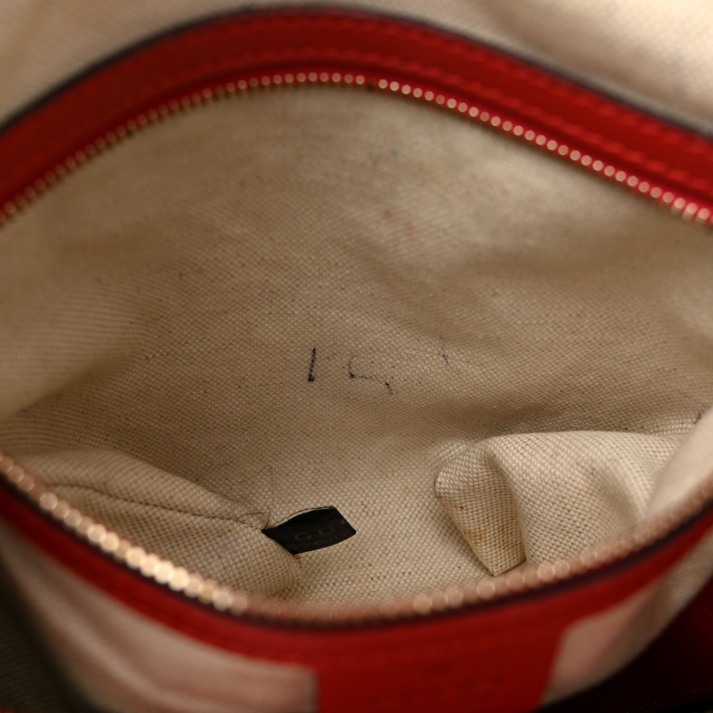 Monogram Vintage Web Medium Boston Red
