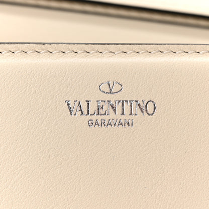 Valentino Garavani Calfskin Crystal Vlogo Small Loco Shoulder Bag Light Ivory 6 of 10