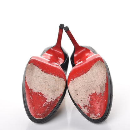 Christian Louboutin Calfskin Bruges 120 Pumps 40 Black 19 of 27