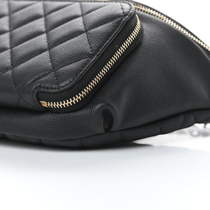 Chanel Caviar Quilted Business Affinity Waist Belt Bag Black 10 of 11
