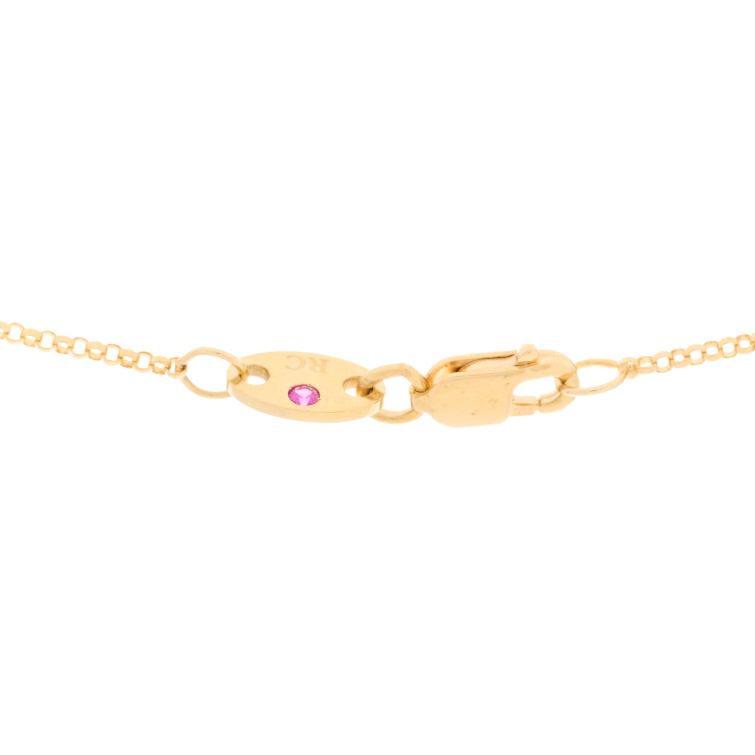 Roberto Coin 18K Yellow Gold Diamond Princess Butterfly Pendant Necklace 3 of 4