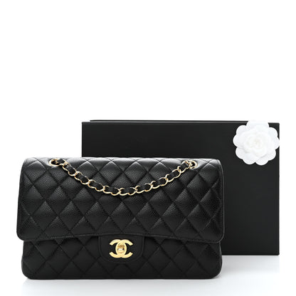 Chanel Caviar Quilted Medium Double Flap Black 11 of 11