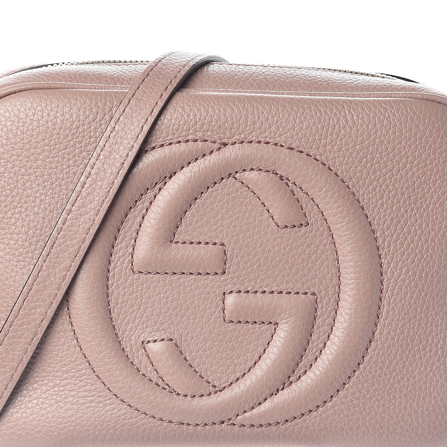 Gucci Cellarius Calfskin Small Soho Disco Bag Dark Cipria 7 of 9