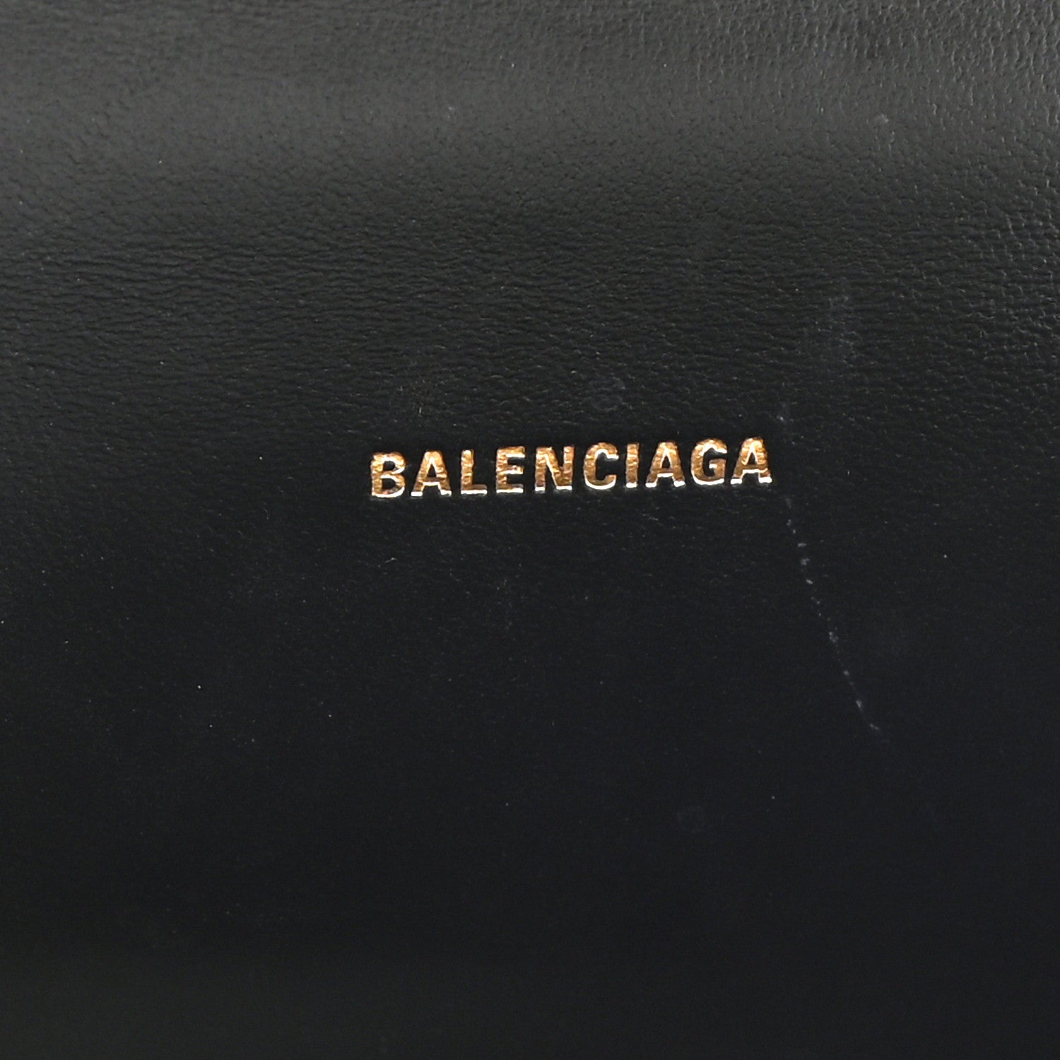 Balenciaga Shiny Box Calfskin Hourglass Top Handle Bag Mini Black 6 of 8