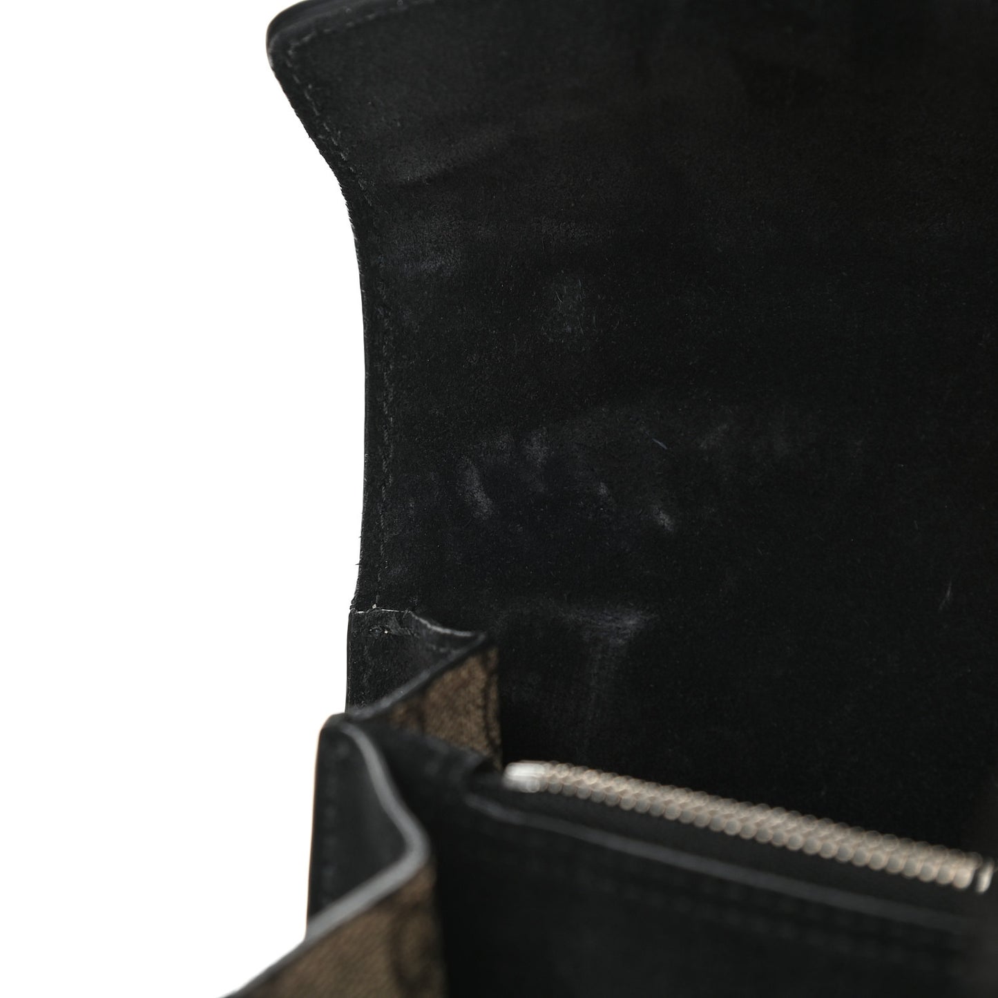 GG Supreme Monogram Small Dionysus Shoulder Bag Black
