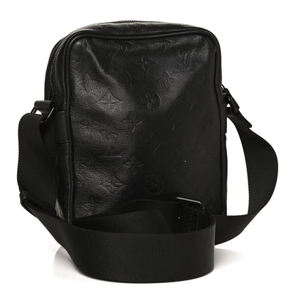 Louis Vuitton Calfskin Monogram Shadow Danube PM Black 3 of 10