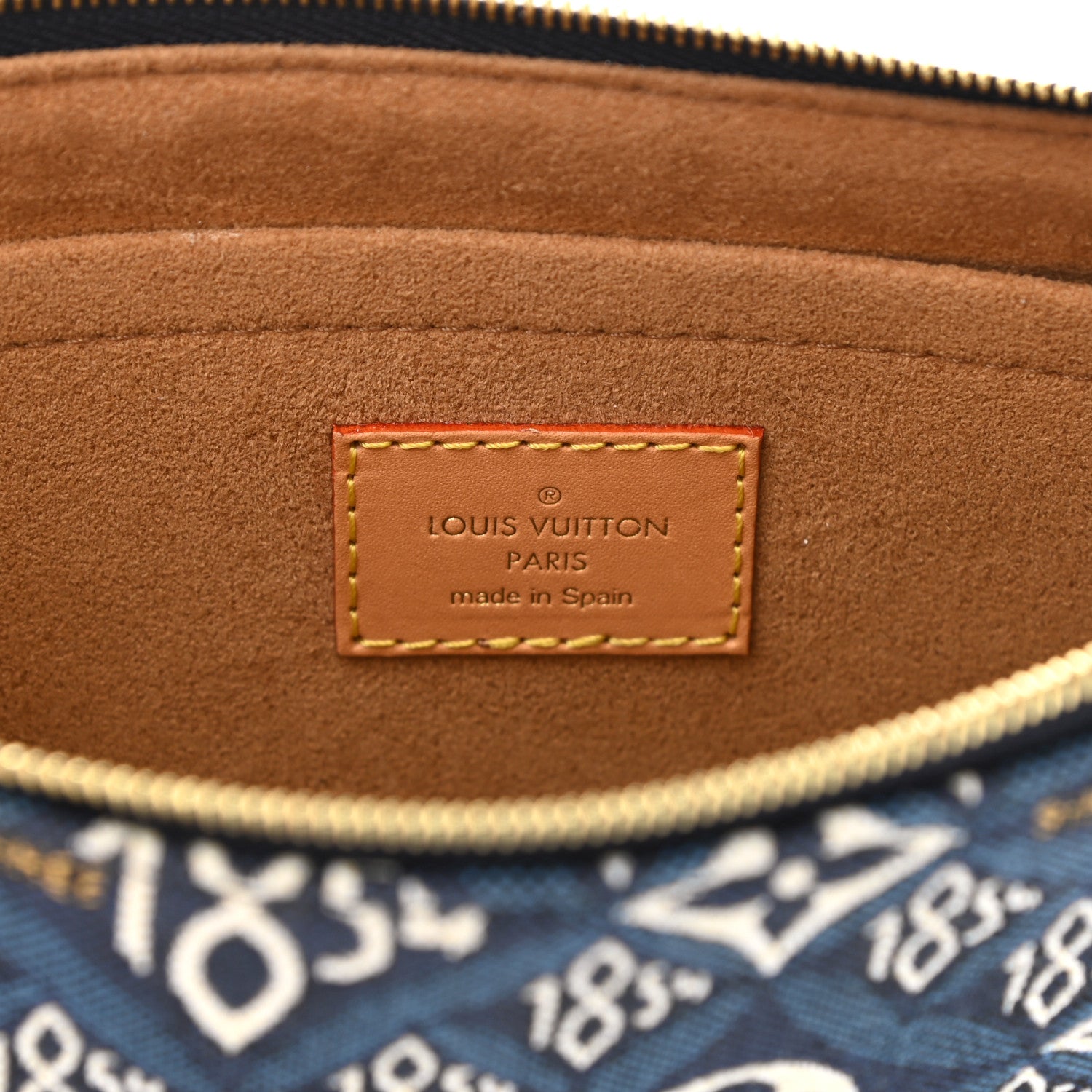 Louis Vuitton Jacquard Since 1854 Neverfull MM GM Pochette Blue 10 of 18