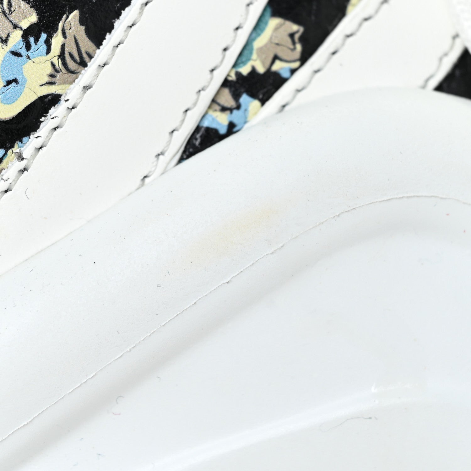 Louis Vuitton Flower Printed Calfskin Monogram LV Archlight Sneakers 38.5 Black Blue 16 of 17