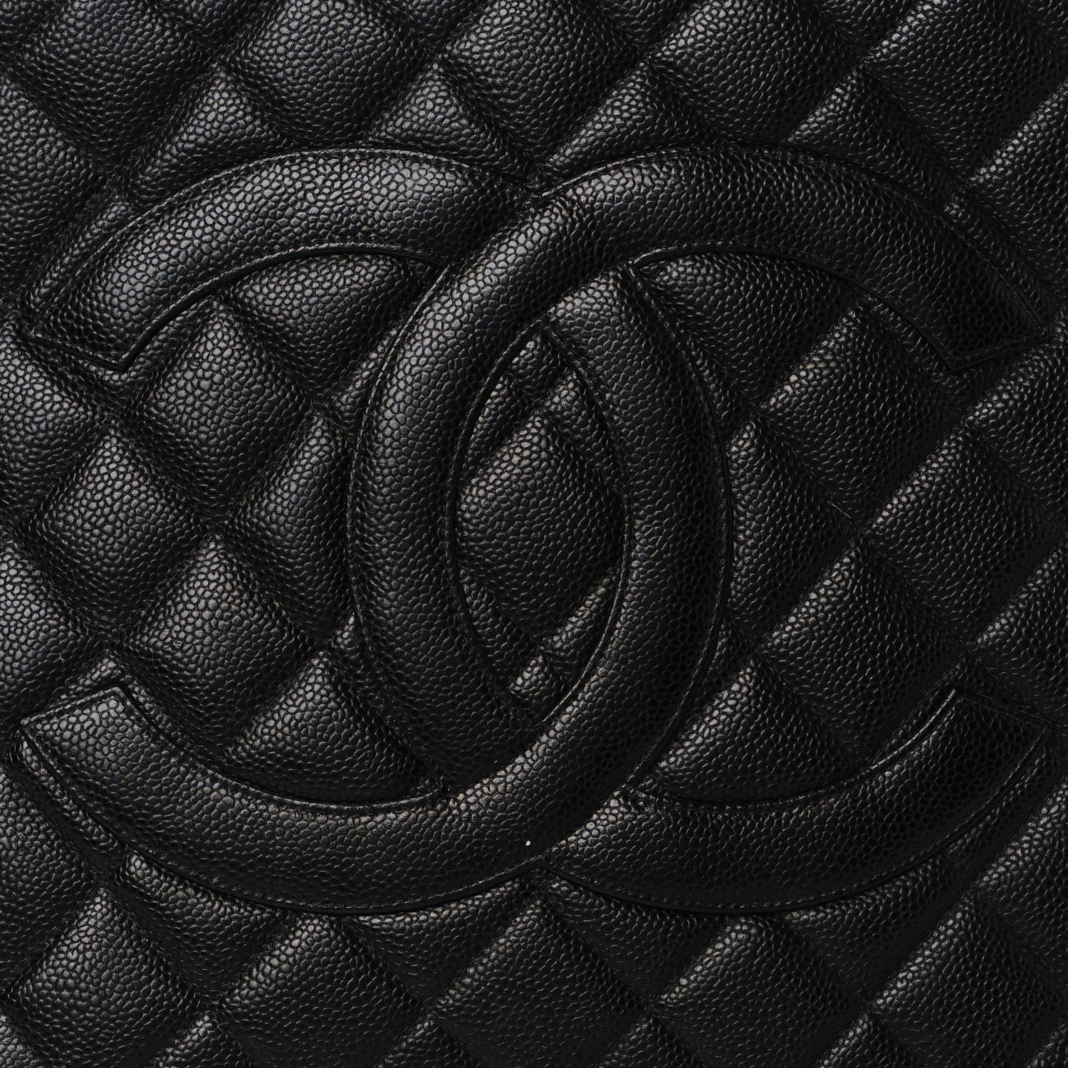 Chanel Caviar Quilted Medallion Tote Black 8 of 10