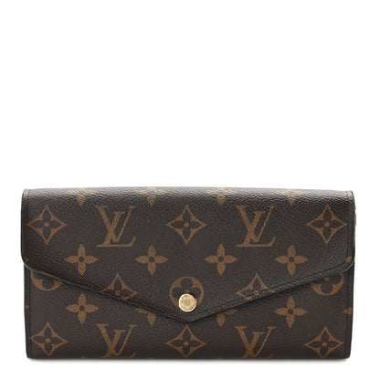 Louis Vuitton LOUIS VUITTON Monogram Sarah Wallet NM 1 of 7