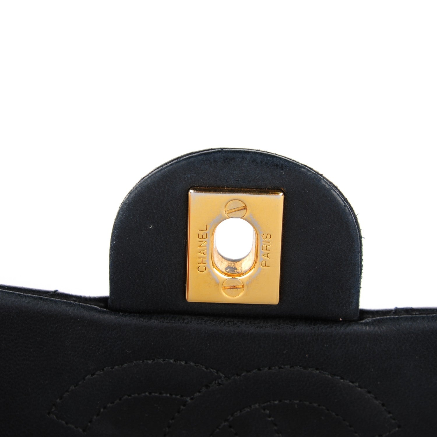Chanel Lambskin Quilted Mini Square Flap Black 8 of 11